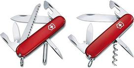 "Victorinox Hiker" kišeninis peilis 13 funkcijų Medžio pjūklas Phillips atsuktuvas Dantų krapštukas Raudona