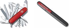 "Victorinox" kišeninis peiliukas (24 funkcijos, kombinuotos replės, medžio kaltas, metalo pjūklas), raudonas