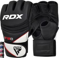 RDX Maya odinės pirštinės MMA UFC kovos kovos kovos menų sparingo mokymas graplingas L juoda