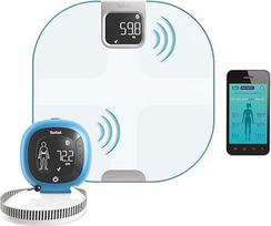 TEFAL Body Partner YD3094S1 su "Google Fit" suderinamos "Connected Health" vonios svarstyklės - integruotas sporto ir mitybos mokymas