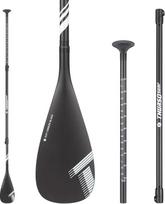 THURSO SURF Carbon Elite SUP irklentė Pilna anglies pluošto irklentė Baidarių irklentė Baidarių irklentė Konvertuojamas 3 dalių reguliuojamas 180-220 cm itin lengvas plaukiojantis profesionalus veikimas