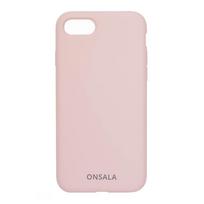 ONSALA Silicone Phone Case, Sand Pink, for iPhone 6/7/8/SE