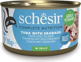 Agras Pet Foods SCHESIR in jelly Tuna with sea bass - wet cat food - 85 g