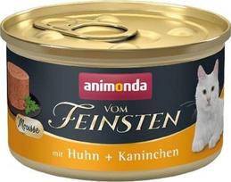 Animonda Vom Feinsten Mousse Chicken and rabbit - wet cat food - 85g