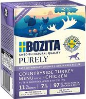 Bozita Purely Paté Duoprotein Junior Chicken and turkey - wet dog food - 370g