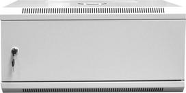 Digitus Wall-mounted network cabinet 19" 4U rack 600x450, solid door, gray, undivided, folded, 60kg