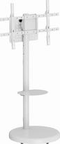 Gembird TVS-86TR-01-W TV floor stand, 37" - 86", white