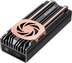 Graugear G-M2U4-40G-F storage drive enclosure SSD enclosure Black M.2