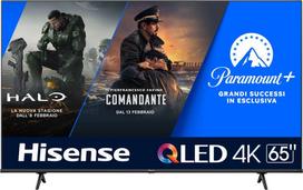 Hisense 65E7KQ 165.1 cm (65") 4K Ultra HD Smart TV Wi-Fi Black 300 cd/m²
