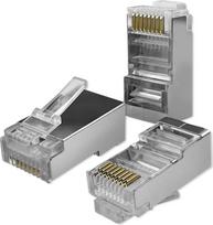 Qoltec RJ45 modular connector CAT5e, FTP, 100pcs