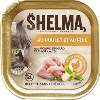 Shelma Chicken and liver pate - wet cat food - 100g