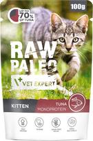 Vetexpert Raw Paleo Kitten Tuna - wet cat food - 100g