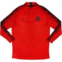 Jordan X Paris Saint-Germain Bendradarbiavimas Air 2018-19 Vaporknit Apykaklė su užtrauktuku 1/4 Rankovės Futbolo Marškinėliai Vyrams viršutiniai drabužiai AQ0966-657 M