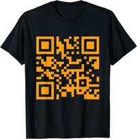 Eik šikt QR kodas Unisex marškinėliai L