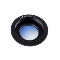 Objektyvo adapterio žiedas M42 objektyvui prie Nikon laikiklio su begalybės fokusavimo stiklu Nikon DSLR kameroms D60 D80 D90 D700 D5000 juoda