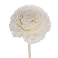 4,5 cm Tongcao aromaterapinės chrizantemos džiovintos gėlės – elegantiškas rotango imituotas gėlių dekoras flower head + one rattan stick