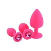Analinių kištukų rinkinys Diamond Anal Set, 3 vnt.