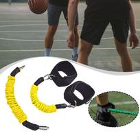 Elastic Leg Bands, Jump Training, Waist Belts, Ankle Resistance Ropes, Ideal for Basketball, Gym, geltona