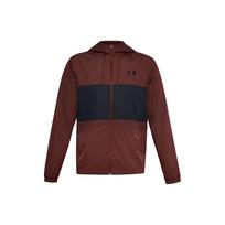 Under Armour Color Block Outdoor Zip Hooded Jacket Men Jacket Deep-Red 1329297-688 M