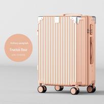 2024 Naujas daugiafunkcis bagažas: 20 colių kelioninis lagaminas ir 24 colių vežimėlis su užraktu, odos apdaila, unisex dizainas 18 inch - Carry-on, Lifetime Warranty white