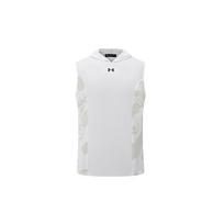 Under Armour Sportinis Bėgimo Fitneso Krepšinio Drėgmę Sugerianti Greitai Džiūstanti Berankovė Liemenė Su Gobtuvu Unisex Liemenės Balta 24500001-100 S