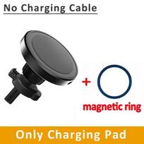 30W Magnetic Car Wireless Charger Air Vent Clip Phone Holder Bracket For iPhone 17 16 15 14 Pro Max Type C Fast Charging Stand