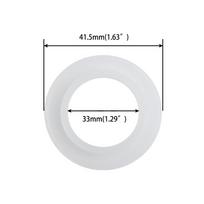 1/5 vnt. Silikoninės gumos plokšti tarpikliai Išorinis skersmuo 35mm-41mm Baltas kriauklės pop-up kamštis Silikoninis dangtelis O žiedai Sandarinimo poveržlės Sandarinimo žiedas