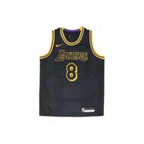 Nike NBA City Edition Los Angeles Lakers Kobe 8 ir 24 Mamba Memorialiniai vaikiški marškinėliai Juodi 3Z2B7BYXP23-LAKKB L