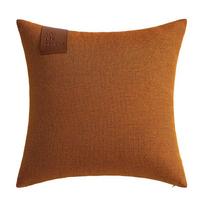 Odos etikečių sujungimas pagalvės sofa Svetainės pagalvėlių rinkinys Miegamojo lova Didelė nugaros pagalvė Paprasta vientisa spalva 30*50 pillowcase kava
