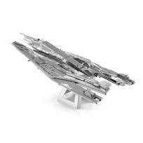 3D Metal Puzzle Alliance Cruiser modelis Vaikiškos dovanos suaugusiems 1pc sidabras