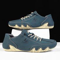 Men's Casual Martin Octopus Shoes - Large Size, Cross-border Fashion 42 mėlyna