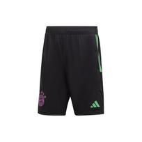 Adidas SS23 Vienspalvės Elastingos Juosmens Futbolo Kelnės 23/24 Sezonas Bayern Munich Vyriškos Kelnės Juodos IB1538 S