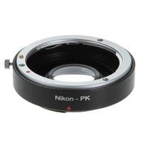 Adapterio žiedas begaliniam fokusavimui su stiklu Nikon F AI jungties objektyvui į Pentax PK K K110D K200D K20D fotoaparatą juoda