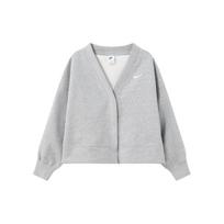 Nike Sportswear Phoenix Fleece Vienspalvis Laisvas Megztinis Moterims Viršutinė dalis Pilka FB8773-063 L