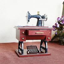S-1 Creative Sewing Machine Music Box Model Home Decor Gift