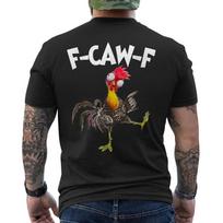 Juokingi F-Caw-F Viščiukų Marškinėliai, FCAWF Viščiukai Moterims Vyrams Humoras ANT NUGAROS Marškinėliai 2XL