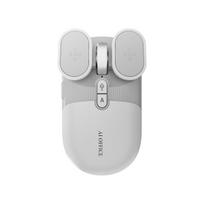 USB Rechargeable AI Wireless Mouse | Silent 2.4G/Bluetooth Mouse with Chat-GPT & Deepseek | AI Voice Control for Computer/Office AI Mouse M7 balta