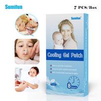 Sumifun 7 vnt./dėžutė lapų pakuotė Vaikų pleistras nuo karščiavimo greitas aušinamasis pleistras sveikatos priežiūros pleistras 7pcs