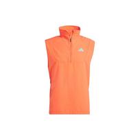 Adidas Adizero Pusiau Užtraukiamas Bėgimo Liemenė Su Logotipo Spaudiniu Vyriškos Liemenės Oranžinė IL1463 L