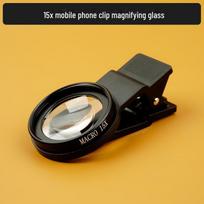 30x makro objektyvas mobiliesiems telefonams – didelės raiškos dengtas didinamasis stiklas, skirtas tiesioginiam atpažinimui. 37mm, 15x macro