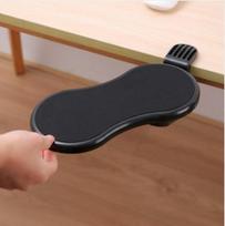 Rotatable Cross-Border Ergonomic Mouse Pad with Wrist Support Arm and Desk Mount Black small juoda