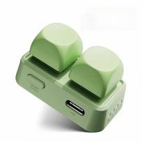 Free2 Mini Klaviatūra Dviejų mygtukų E-knygos puslapio vartytuvas Bluetooth RGB Karšto keitimo Custom Nešiojama klaviatūra planšetiniam kompiuteriui/telefonui/skaitytuvui For E-ink žalia