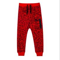 Nike Air Swoosh Logo Embroidered Drawstring Knit Joggers Men Joggers Crimson 689385-657 S