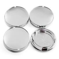 BBS 09.24.467 Ratlankio dangtelis Chromo sidabro 70,6 mm 2,8  Ratlankio centriniai dangteliai 4 vnt. (Išorė: 2,8 , Vidinė: 2,4 colio) 70.6mm sidabras