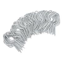 100Pieces Multipurpose 11 Gauge Metal Chain Link Fence Tie Twists Accessory for Sturdy Farm and Garden Daily Casual Use T1