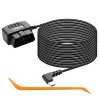 CERRXIAN Type C Left-facing to OBD Power Cord, OBD-Type C Left-facing Car Recorder Power
