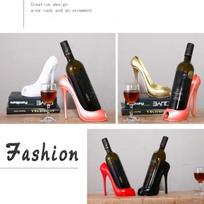 Creative Resin High Heel Shape vyno lentyna Raudonojo vyno lentyna namų dekoravimui raudona