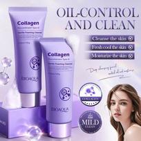 Collagen Foaming Cleanser Controls Oil Deep Cleanses Gently For All Skin Types Without Irritation 100g