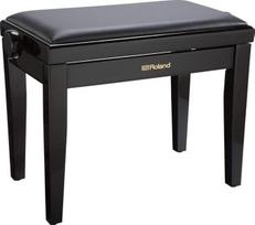 "Roland" RPB-200PE pianino suoliukas su minkšta vinilo sėdyne, poliruotas ebonas