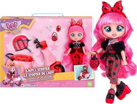 Cry Babies BFF by Lady Playset Lėlės Bambola BFF Lady Ha Il SUO Scooter, 10 priedų, Giocattolo Bambine and Bambini +3 Anni